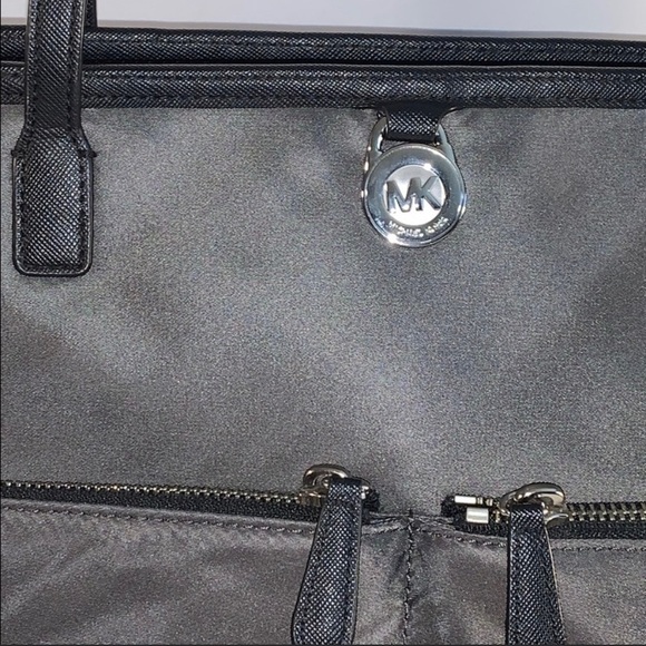 Michael Kors Nylon Gray Tote - Picture 2 of 7